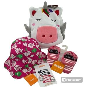 NWT Gymboree Tulip Hat/Flip Flops/Backpack